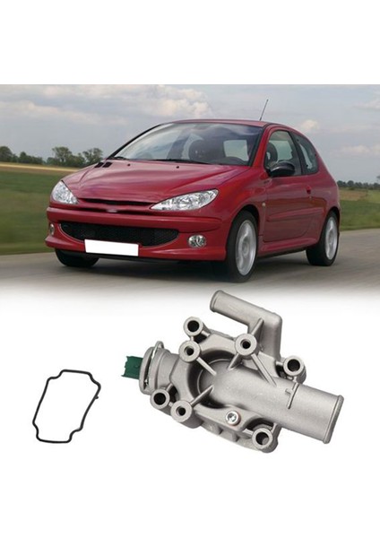 Peugeot Partner 206/207/307/308/1007 Citroen C2 C3 C4 Için Konut 1336.Z0 1336Z0 ile Araba Motor Soğutma Suyu Termostatı (Yurt Dışından)