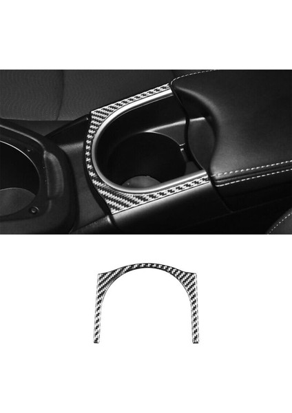 Toyota Prius 2009-2015 Için Karbon Fiber Konsol Su Bardağı Tutucu Kapak Trim Iç Etiket Aksesuarları (Yurt Dışından) modelleri