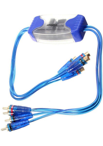 4 Kanallı Rca Ses Gürültü Filtresi Bastırıcı Toprak Döngü Izolatörü Araba Stereo 50W (Yurt Dışından) fırsatları