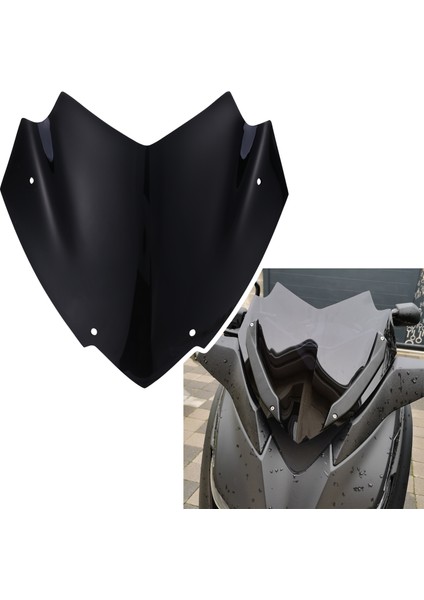 Yamaha XMAX300 XMAX250 XMAX-250 XMAX-300 2018-2019 Motosiklet Spor Ön Cam Siperliği Visor Saptırıcı Ön Cam A (Yurt Dışından) modelleri