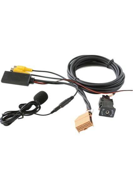 12 V Mmı 2g Araba Bluetooth Aux Kablosu Adaptörü Müzik Ses Mikrofon Q7 A6 A8 2006-2008 J523 Sadece Av1 Av2 Modu Için (Yurt Dışından)