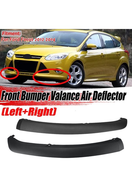 Adet Ön Tampon Altı Spoyler Hava Çene Splitter Alt Valance Paneli Ford Focus 2012-2014 Için FO1095244C CP9Z17626B (Yurt Dışından) fiyatları