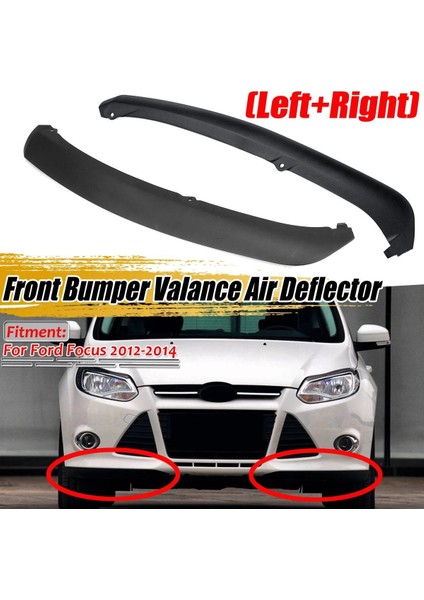 Adet Ön Tampon Altı Spoyler Hava Çene Splitter Alt Valance Paneli Ford Focus 2012-2014 Için FO1095244C CP9Z17626B (Yurt Dışından) modelleri
