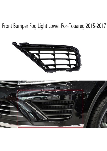 Ön Tampon Sol Sis Aydınlatma Koruması Yarış Izgaraları-Vw-Touareg 2015-2017 7P6853665B (Yurt Dışından)