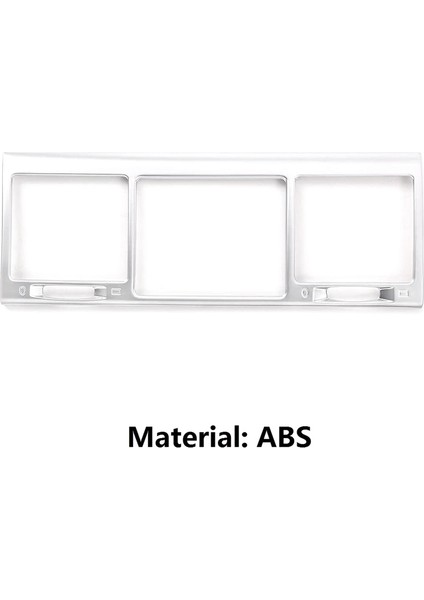 Araba Gümüş Merkezi Klima Çıkışı Havalandırma Kapak Çerçeve Trim Mercedes-Benz G-Class W463 2004-2011 (Yurt Dışından)