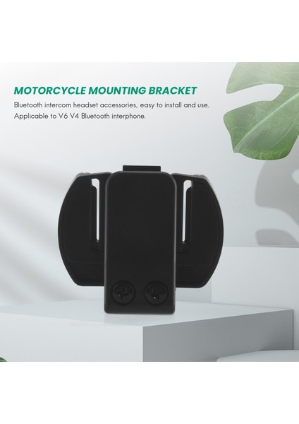 2 Adet Vnetphone V6 V4 V2-500C Interkom Aksesuarları, Kask Interkom Klip Montaj Braketi, Motosiklet Bt Bluetooth Interkom Kulaklık Aksesuarları (Yurt Dışından)