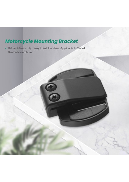 2 Adet Vnetphone V6 V4 V2-500C Interkom Aksesuarları, Kask Interkom Klip Montaj Braketi, Motosiklet Bt Bluetooth Interkom Kulaklık Aksesuarları (Yurt Dışından)