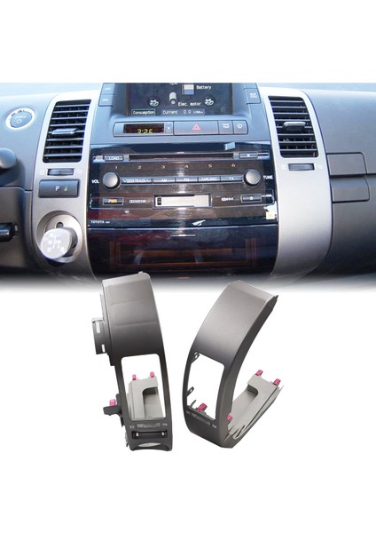 Sol Yan Merkezi Konsol Dashboard Hava Delikleri Trim Çerçeve Toyota Prius 2004-2009 Için Klima Çıkış Paneli Kapağı (Yurt Dışından)