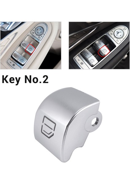 Araba Iç Pencere Camı Kaldırıcı Düğme Anahtarı Mercedes Benz C Sınıfı Için W205 C180 C200 C260 C300 C63 W204 2 (Yurt Dışından)