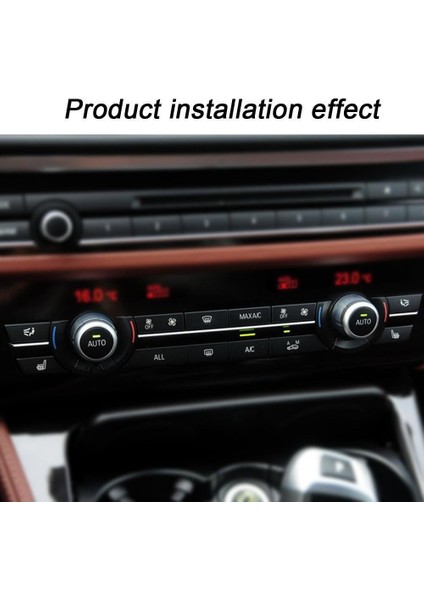 12 Adet Düğme Anahtar Kapakları A/c Isıtıcı Anahtarı Kiti Paneli Bmw F07 GT/F10/F11 F01/F02 (Yurt Dışından) modelleri