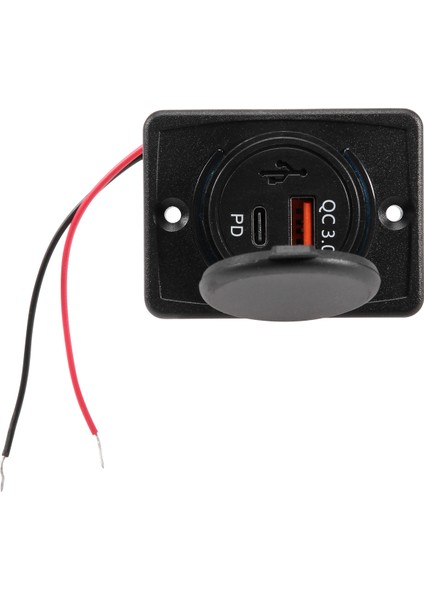 Araç Şarj Soketi 18W ve Qc 3.0 USB Hızlı Şarj Soketi Hızlı Şarj 3.0 Qc 3.0 Araba Tekne Deniz Rv Mobil Için (Yurt Dışından)