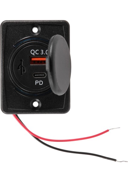 Araç Şarj Soketi 18W ve Qc 3.0 USB Hızlı Şarj Soketi Hızlı Şarj 3.0 Qc 3.0 Araba Tekne Deniz Rv Mobil Için (Yurt Dışından)
