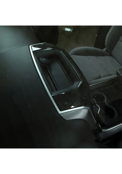 Araba Merkezi Konsol Saklama Kutusu Paneli Dekorasyon Kapak Trim Çıkartmalar Dodge Ram 1500 2018-2022, Karbon Fiber (Yurt Dışından) indirimleri
