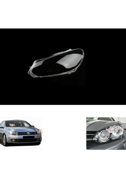 Araba Sağ Far Kapağı Başkanı Işık Lambası Gölge Şeffaf Abajur Lamba Kabuk Tozluk Vw Golf 6 Için Mk6 2010-2014 (Yurt Dışından) fiyatları