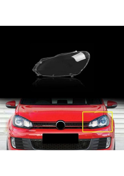 Araba Sağ Far Kapağı Başkanı Işık Lambası Gölge Şeffaf Abajur Lamba Kabuk Tozluk Vw Golf 6 Için Mk6 2010-2014 (Yurt Dışından) indirimleri