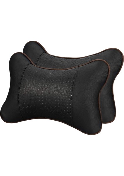 2 Adet Araba Boyun Yastığı Nefes Kafa Dinlenme Yastığı Relax Boyun Desteği Kafalık Rahat Yumuşak Yastıklar Seyahat Koltuğu (Yurt Dışından)