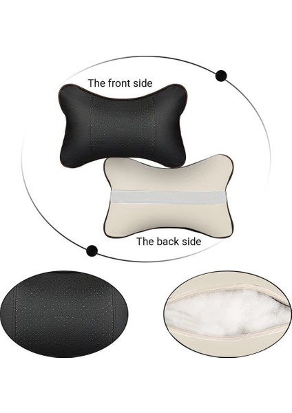 2 Adet Araba Boyun Yastığı Nefes Kafa Dinlenme Yastığı Relax Boyun Desteği Kafalık Rahat Yumuşak Yastıklar Seyahat Koltuğu (Yurt Dışından) indirimleri