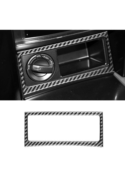 Karbon Fiber Araba Dört Tekerlekten Çekiş Anahtarı Paneli Trim Çerçeve Kapak Etiket Toyota Land Cruiser Prado 2010-2018 Için (Yurt Dışından)