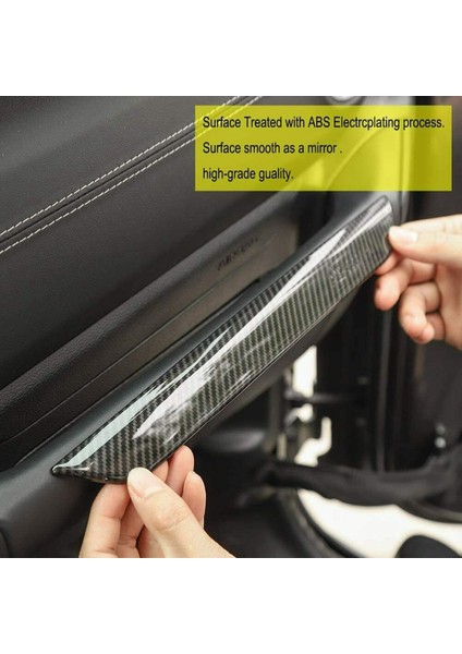 Araba Yardımcı Pilot Kolu Kol Dayama Dekorasyon Kapak Trim Jeep Wrangler Jl Gladyatör Jt 2018-2021 Aksesuarları, Karbon Fiber (Yurt Dışından) indirimleri