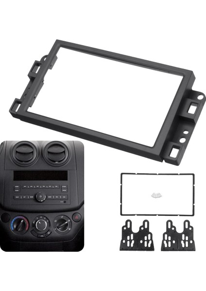 2din Araba Radyo Fasya CD DVD Ses Pano Paneli Çerçevesi Chevrolet Captiva/lova/gentra/aveo (Yurt Dışından)