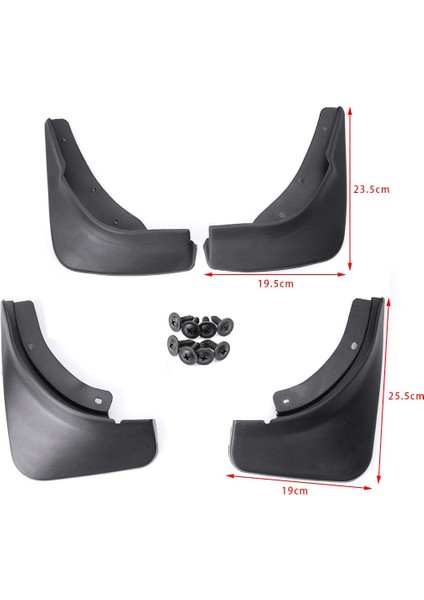 Çamur Muhafızları Çamur Flaps-Vw Passat B7 2011-201 Avrupa Çamurluk Tam Koruma Sıçrama Muhafızları 4 Adet Çamurluk (Yurt Dışından)