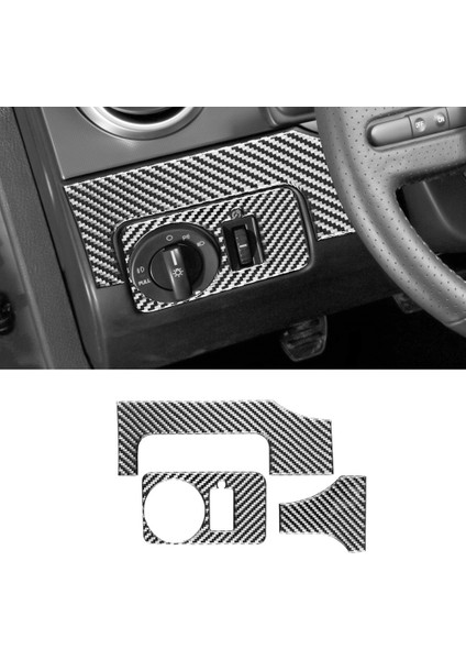 Karbon Fiber Araba Far Anahtarı Kapağı Etiket Trim Ford Mustang 2005 2006 2007 2008 2009 Iç Aksesuarlar (Yurt Dışından) modelleri