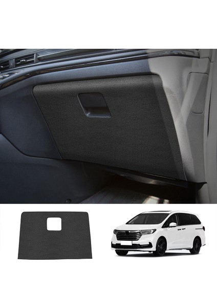 Araba Lychee Cilt Deri Depolama Havasız Ortam Kabini Koruyucu Ped Anti-Kick Pad Anti-Kirli Mat Kapak Honda Odyssey 2022+ (Yurt Dışından) modelleri
