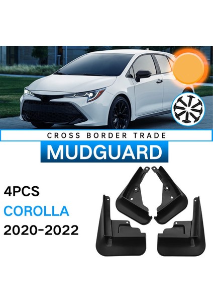 Araba Çamurluklar Toyota Için Toyota Corolla 2020 2021 Çamurluk Çamurluk Çamur Flap Guard Sıçrama Çamurluklar Araba Aksesuarları (Yurt Dışından) indirimleri