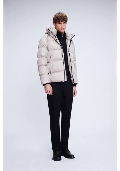 Vizon Dinamik Fit Hakim Yaka Kapüşonlu Şişme Mont fiyatları