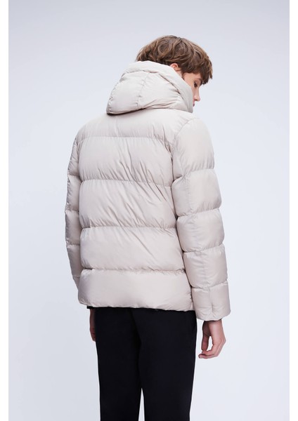 Vizon Dinamik Fit Hakim Yaka Kapüşonlu Şişme Mont indirimleri