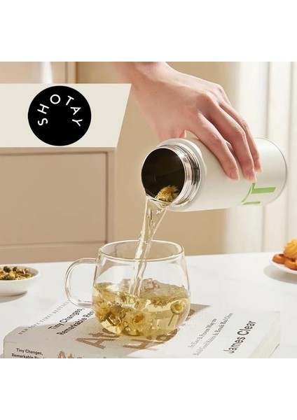 Çelik Termos Matara 530ML Siyah