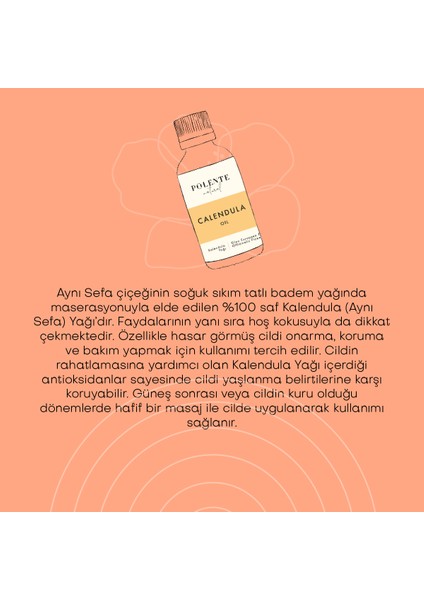 Kalendula Yağı - Aynı Sefa Yağı (50 ml)