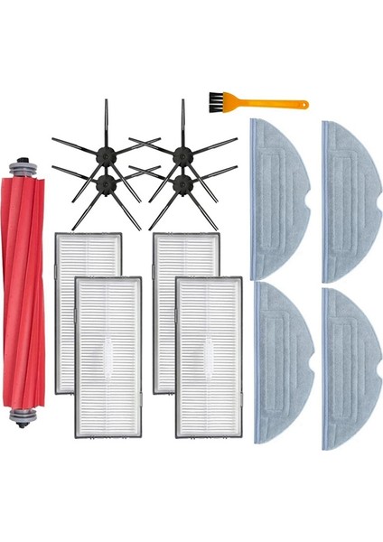 Hepa Filtre Paspas Bezi Elektrikli Süpürge Parçaları Aksesuarları,siyah (Yurt Dışından)