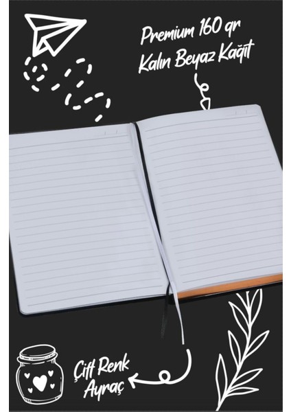 Bujo Süet Defter 96 Yaprak A5 160 Gr. Çizgili indirimleri