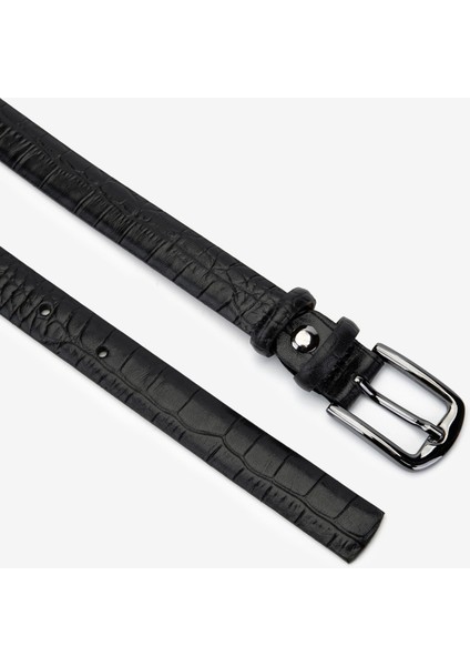Kadın Siyah Kroko Kemer 907 K78 Bn Kmr SK24-25 Sıyah Kroko fiyatları
