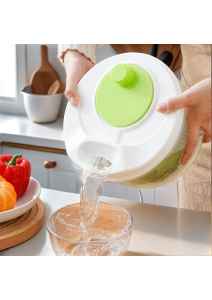 4 Renk Salata Kurutma Makinesi Drenaj Sepeti Kurutucu (5l) (Yurt Dışından)