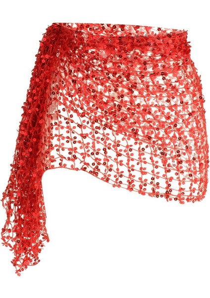 Kadııltılı Dansı Sütyen Askılı Latin Kostümü Kırmızı (Yurt Dışından) fiyatları
