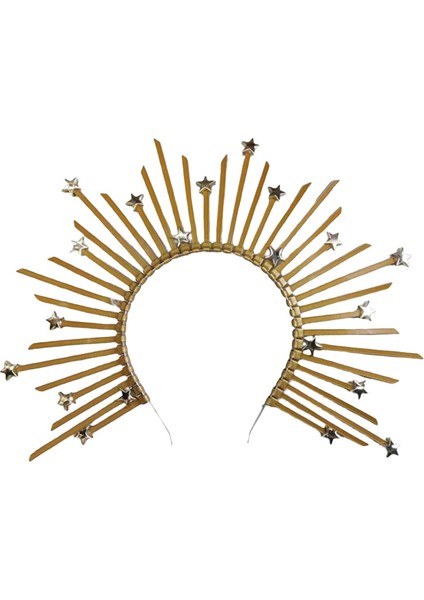 Halo Taç Başlık Iça Bandı Parti Yıldönümü Pentagram Için (Yurt Dışından)