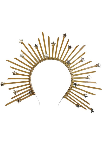 Halo Taç Başlık Iça Bandı Parti Yıldönümü Pentagram Için (Yurt Dışından) fiyatları