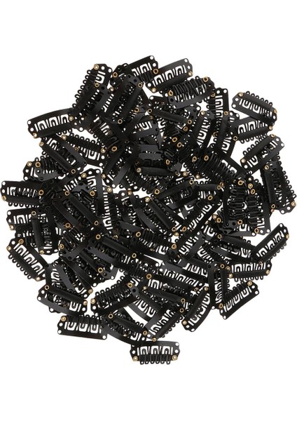 Tüy Için 100 2.8cm Metal Tutturucu Klipsleri (Yurt Dışından)