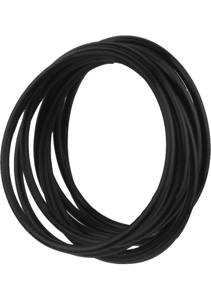 20 Adet Elastik Silikon Kız Halat Bileklik Bilezik - 2x Siyah (Yurt Dışından) fiyatları