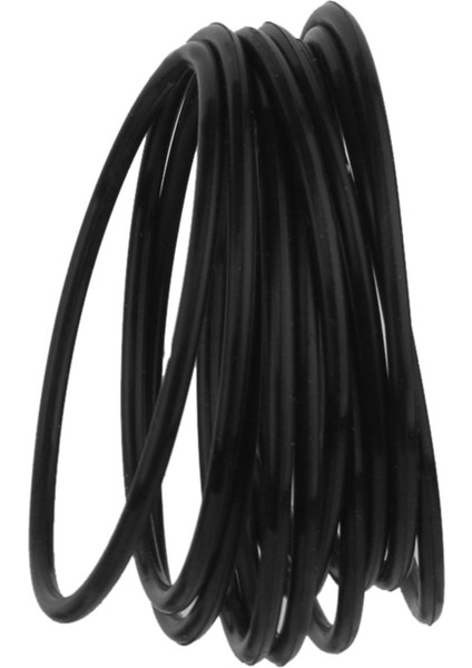 20 Adet Elastik Silikon Kız Halat Bileklik Bilezik - 2x Siyah (Yurt Dışından) modelleri