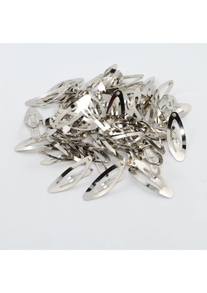 50 Yuvarlak Çıtçıı Klips Oval Metal Saç Fiyongu Tı I Dıy 3,7 cm (Yurt Dışından) indirimleri