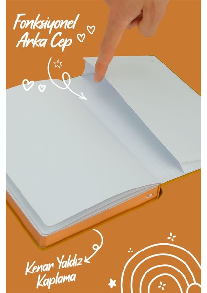 Bujo Süet Defter 96 Yaprak A5 160 Gr. Çizgili