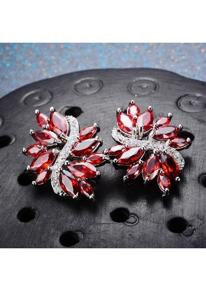 Kadınlar Için Gelinlik Düğün Küpe Gümüş Charm Küpe Tokaları (Yurt Dışından) indirimleri