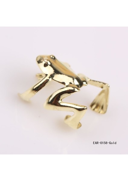 Altın Tarzı Sıcak Yeni Retro Punk Kurbağa Şekilli Kulak Manşet Takı (Yurt Dışından) modelleri