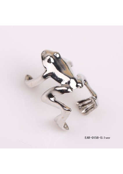 Altın Tarzı Sıcak Yeni Retro Punk Kurbağa Şekilli Kulak Manşet Takı (Yurt Dışından) fırsatları