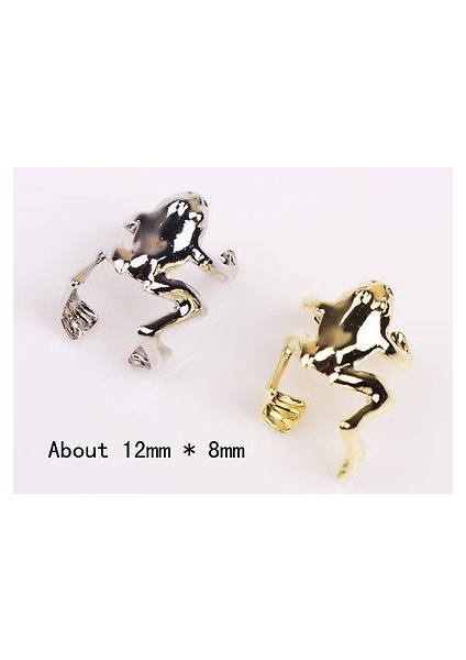 Altın Tarzı Sıcak Yeni Retro Punk Kurbağa Şekilli Kulak Manşet Takı (Yurt Dışından) indirimleri