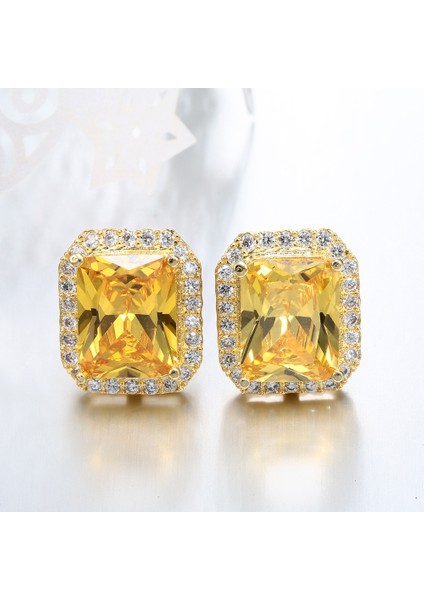 No.3 Boyutu Wometerling Gümüş Topazlı Delikli Küpe Küpe Takıları (Yurt Dışından) indirimleri