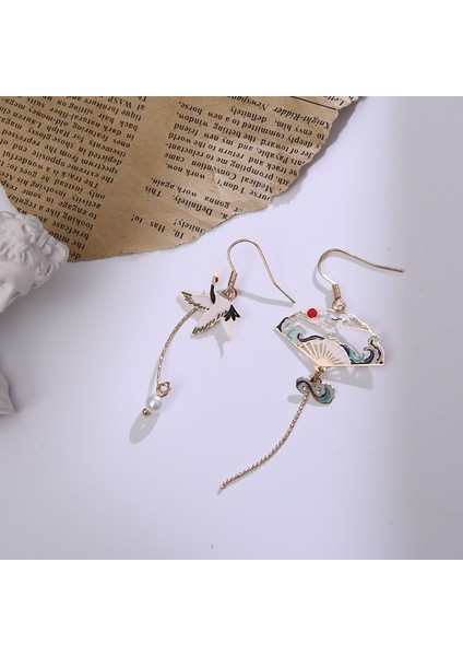 Küpe Kanca, Yaratıcı Kişilik, Asimetrik Fan, Turna Asılı, Püskül Küpe, Küpe, Küpe, Kadın (Yurt Dışından) indirimleri